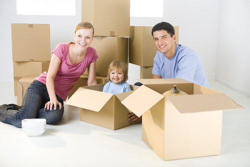Professional movers helping with a home removal in Bromley
