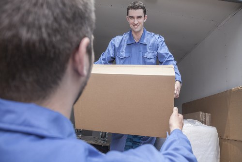 Business move loading process for a commercial property in Bromley