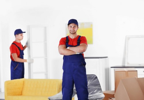 Residential movers working on a Bromley house relocation