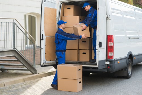 Moving truck service for a residential move in Bromley