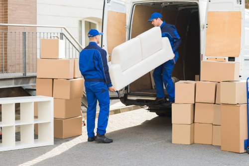 Local house removal team helping with a Bromley home move