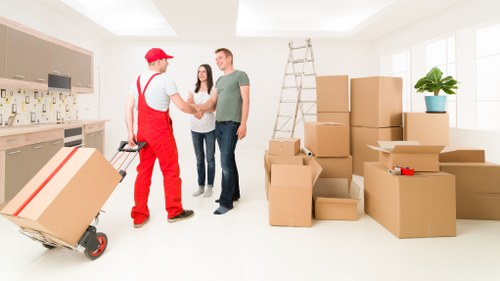 Commercial move logistics with access and parking considerations