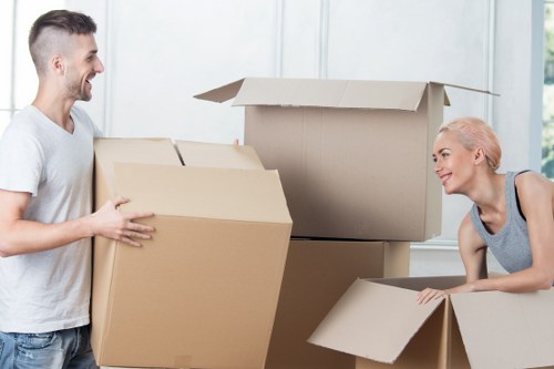 Careful unpacking support helping a family settle into a Bromley property